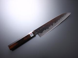 牛刀包丁 　伝家の宝刀　八角黒檀柄仕様