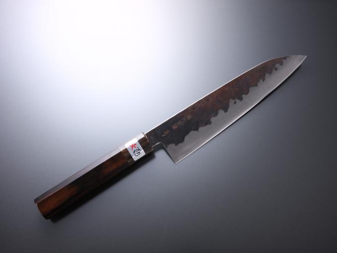 牛刀包丁 　伝家の宝刀　八角黒檀柄仕様