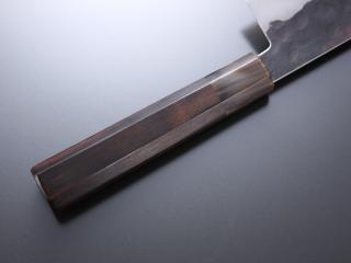牛刀包丁 　伝家の宝刀　八角黒檀柄仕様