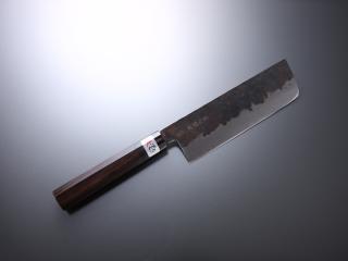 菜切包丁 伝家の宝刀 八角黒檀柄仕様