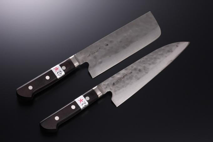 幻の名刀「牛刀」セット 牛刀包丁195mm+菜切包丁165mm+キッチン鋏+専用ラッピング