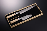 幻の名刀「柳刃」セット 柳刃240mm+出刃135mm+専用ラッピング